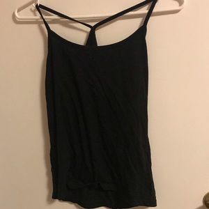 Black halter tank top